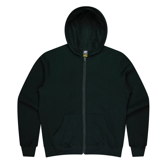 QUEENSCLIFF ZIP KIDS HOODIES - BLACK