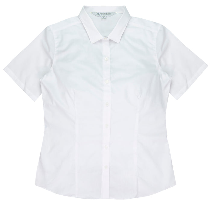 KINGSWOOD LADY SHIRT SHORT SLEEVE - WHITE