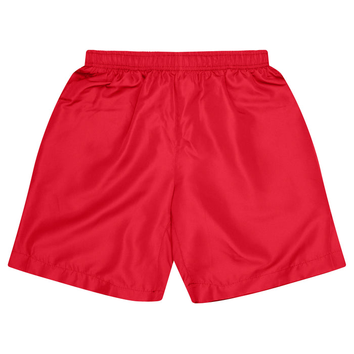 PONGEE SHORT KIDS SHORTS - RED