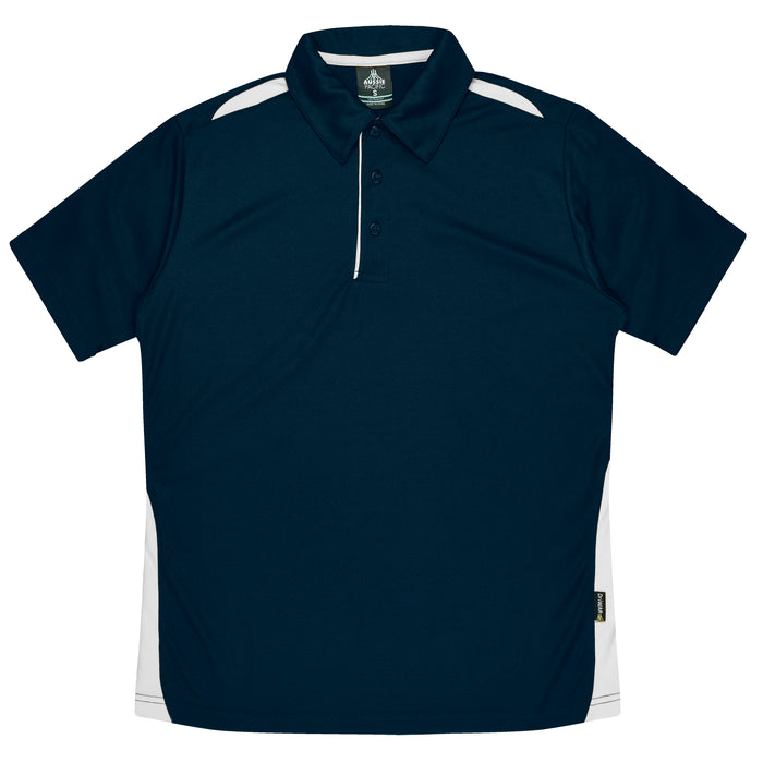 PATERSON KIDS POLOS - NAVY/WHITE