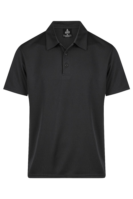 BOTANY MENS POLOS - BLACK