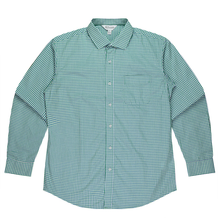 EPSOM MENS SHIRT LONG SLEEVE - EMERALD