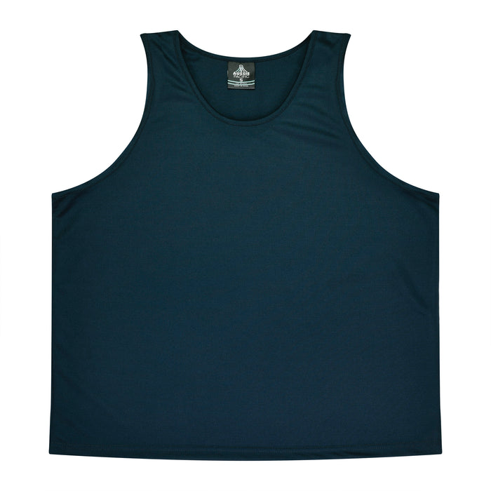 BOTANY MENS SINGLETS - NAVY