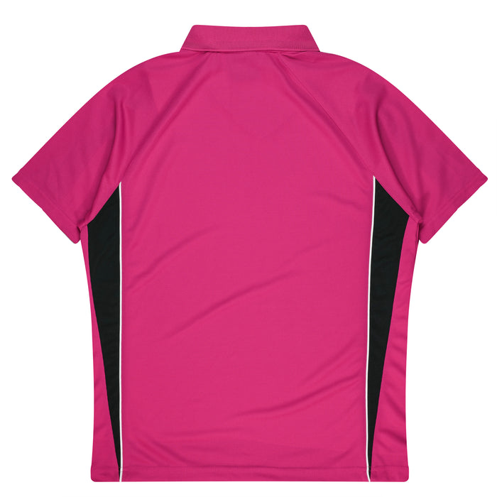 EUREKA MENS POLOS - PINK/BLACK