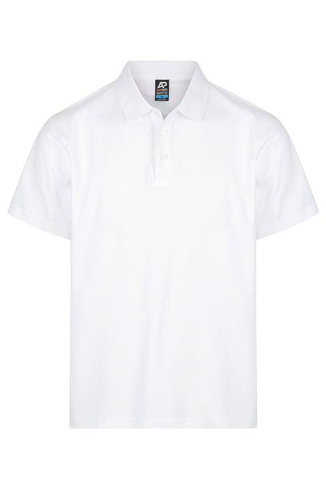 HUNTER MENS POLOS - WHITE