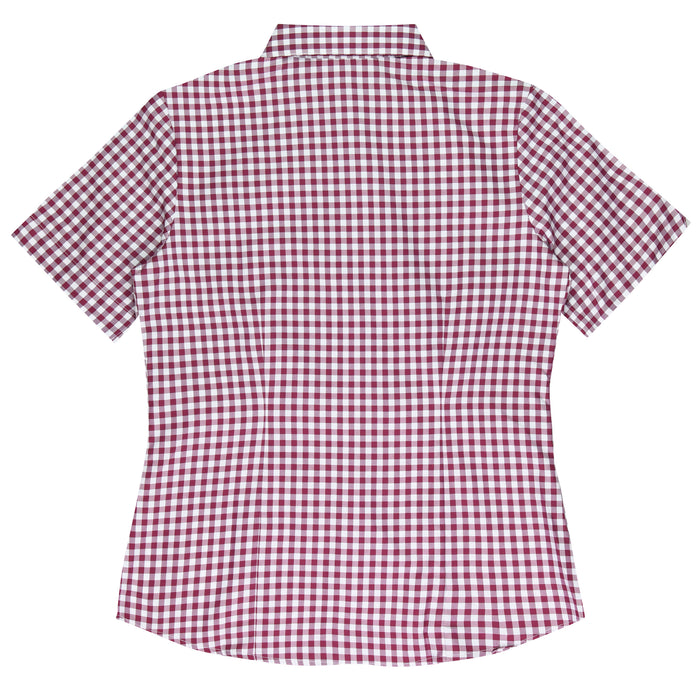 BRIGHTON LADY SHIRT SHORT SLEEVE - CLARET