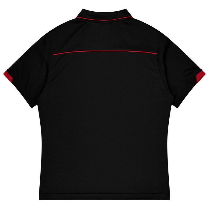 CURRUMBIN KIDS POLOS - BLACK/RED