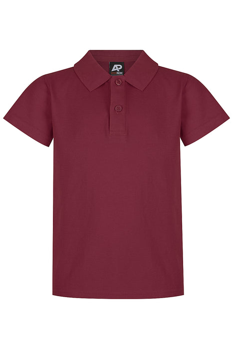 HUNTER KIDS POLOS - MAROON