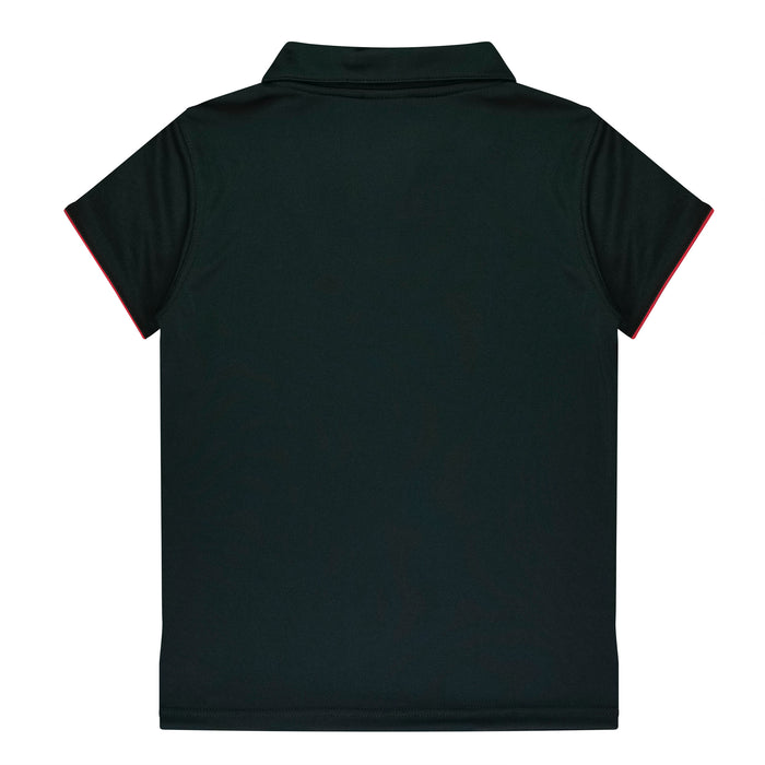 YARRA LADY POLOS - BLACK/RED