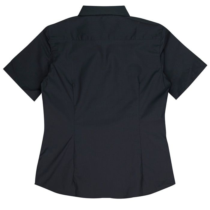 KINGSWOOD LADY SHIRT SHORT SLEEVE - BLACK