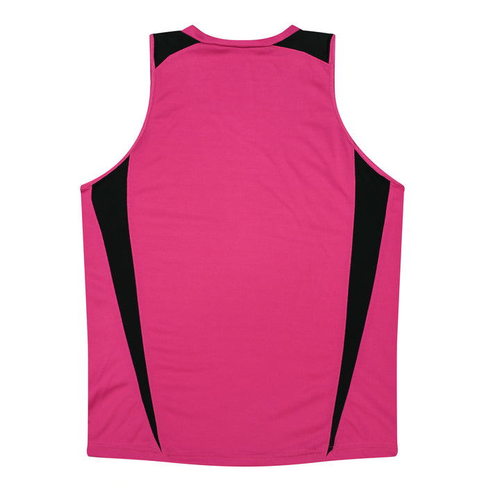 EUREKA LADY SINGLETS - PINK/BLACK