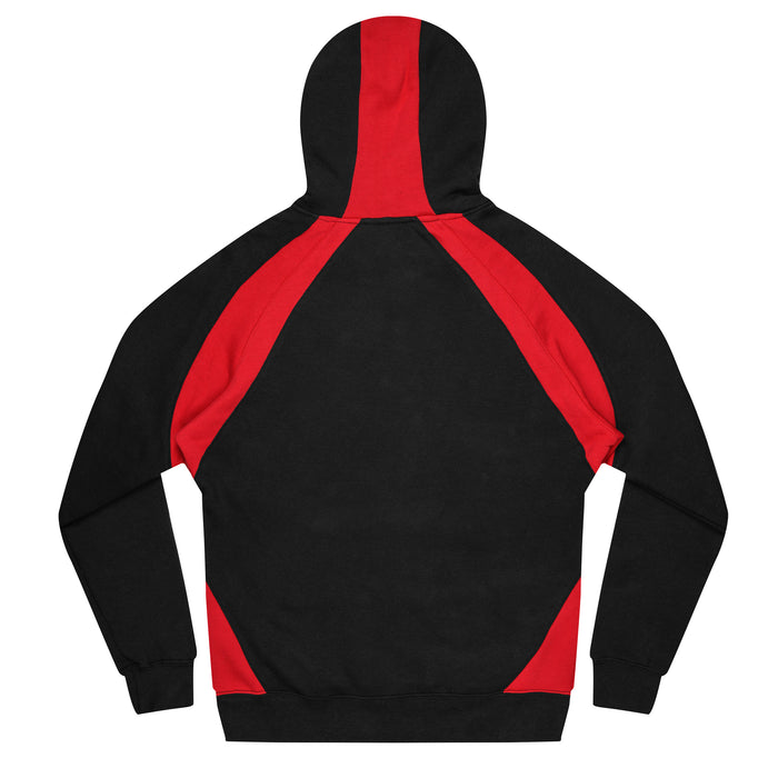 HUXLEY KIDS HOODIES - BLACK/RED/WHITE