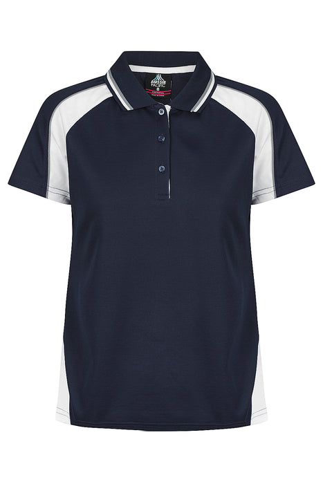 PANORAMA LADY POLOS - NAVY/WHITE/ASHE