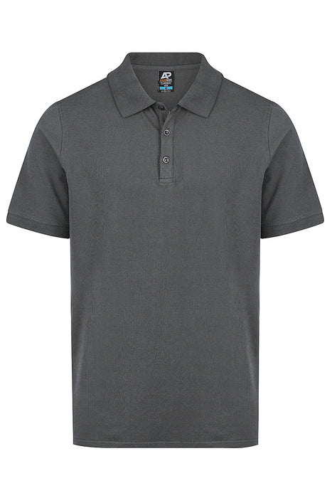 CLAREMONT MENS POLOS - SLATE