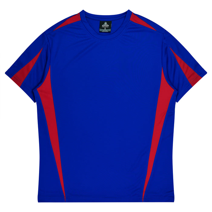 EUREKA MENS TEES - ROYAL/RED