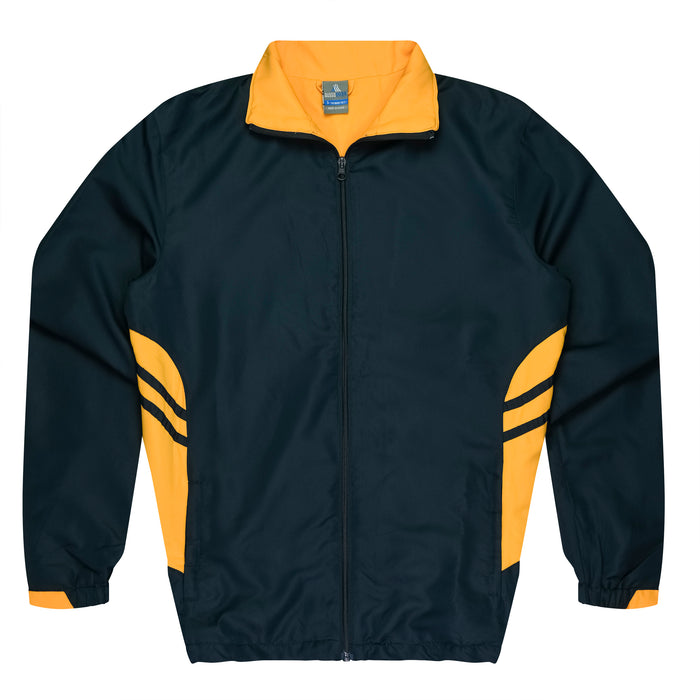 TASMAN KIDS TRACKTOPS - NAVY/GOLD