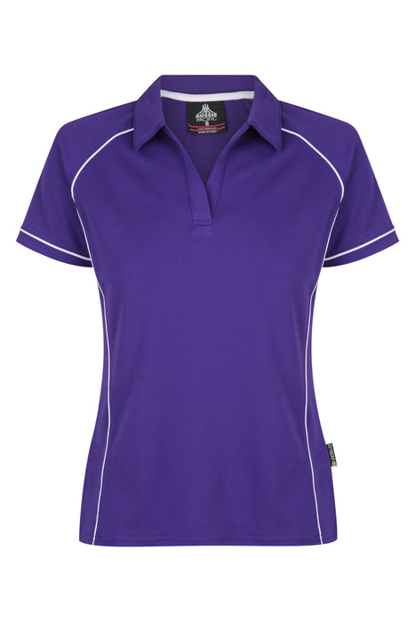 ENDEAVOUR LADY POLOS - PURPLE/WHITE