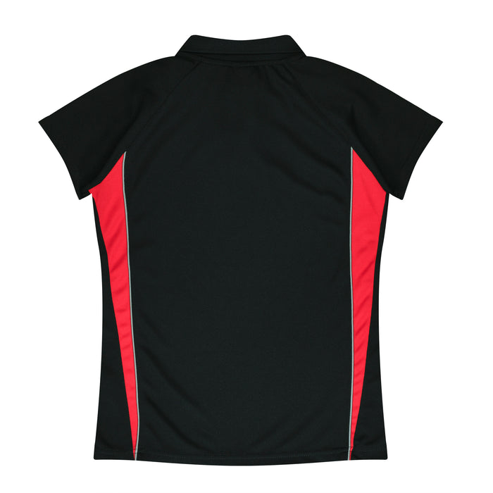 EUREKA LADY POLOS - BLACK/RED