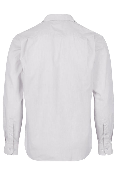 BELAIR MENS SHIRT LONG SLEEVE - SILVER