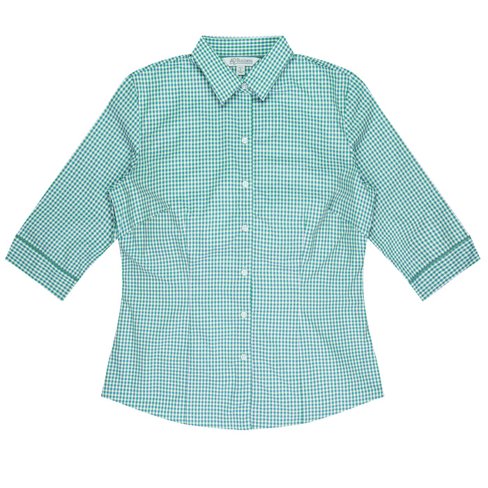 EPSOM LADY SHIRT 3/4 SLEEVE - EMERALD