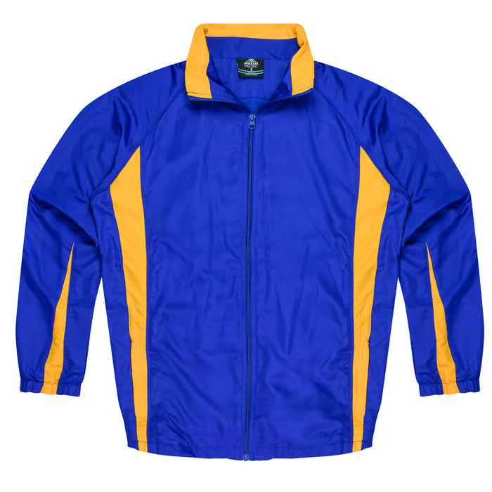 EUREKA MENS TRACKTOPS - ROYAL/GOLD