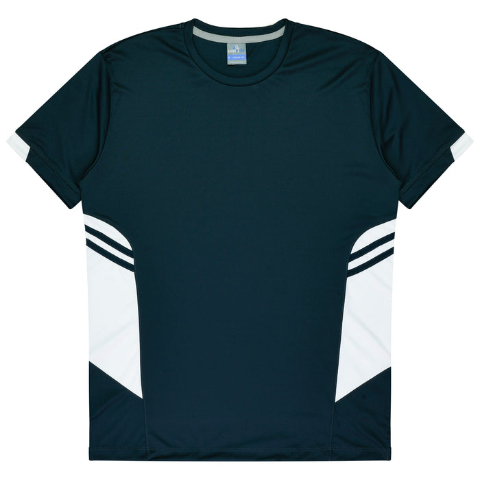 TASMAN MENS TEES - NAVY/WHITE