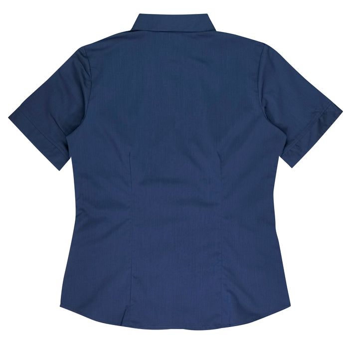 MOSMAN LADY SHIRT SHORT SLEEVE - NAVY