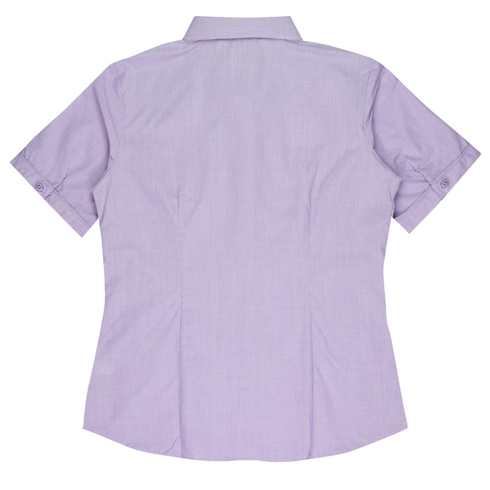 GRANGE LADY SHIRT SHORT SLEEVE - MAUVE