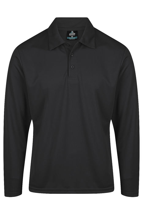 BOTANY MENS POLOS - BLACK