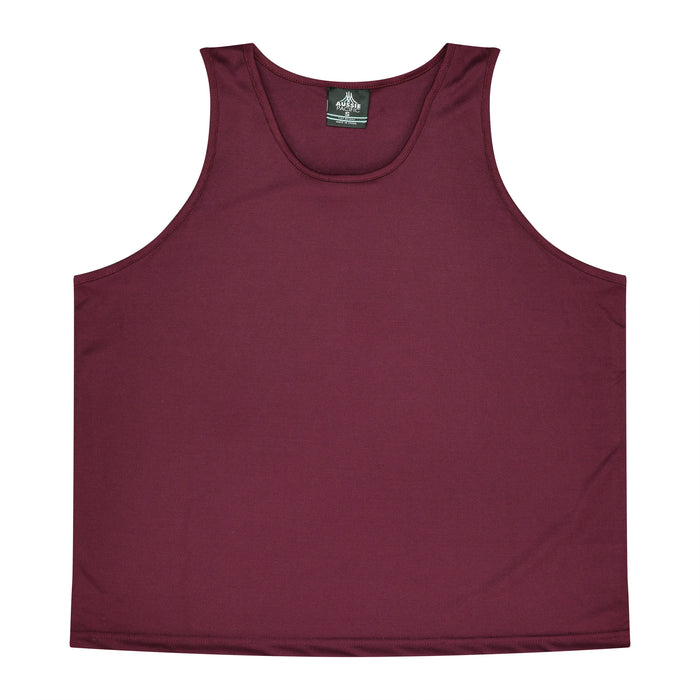 BOTANY MENS SINGLETS - MAROON