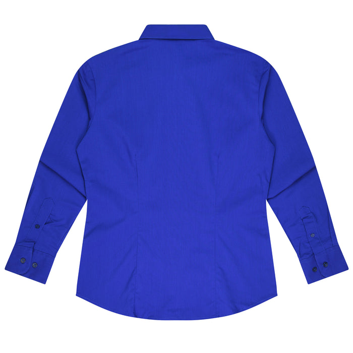 MOSMAN LADY SHIRT LONG SLEEVE - ROYAL