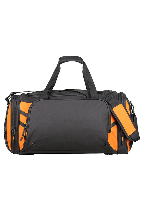 TASMAN SPORTSBAG - SLATE/NEON ORANGE