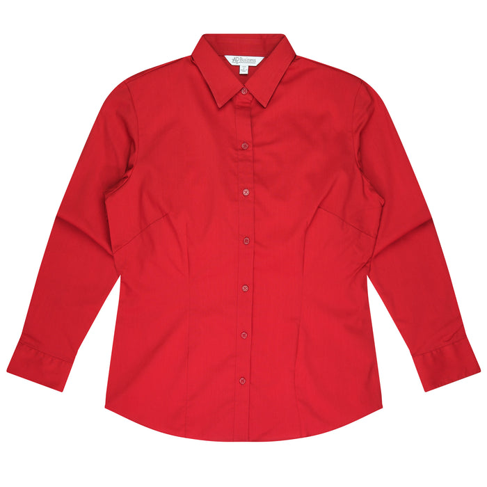 MOSMAN LADY SHIRT LONG SLEEVE - RED