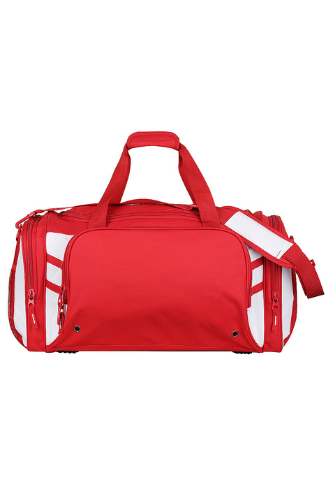 TASMAN SPORTSBAG - RED/WHITE