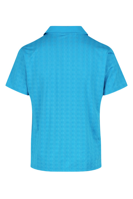 NOOSA MENS POLOS - CYAN