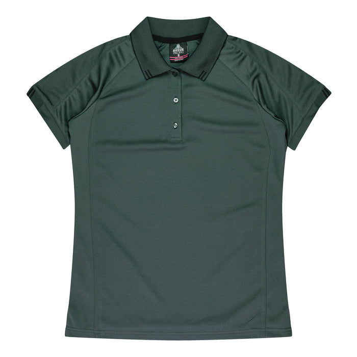 FLINDERS LADY POLOS - SLATE/BLACK