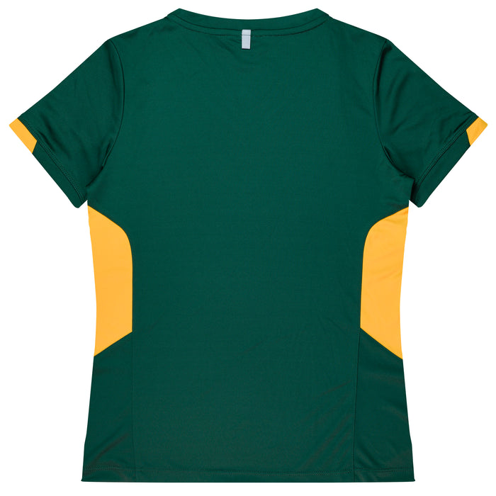 TASMAN LADY TEES - BOTTLE/GOLD