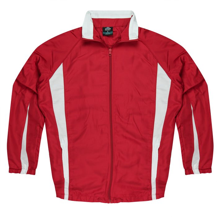 EUREKA MENS TRACKTOPS - RED/WHITE