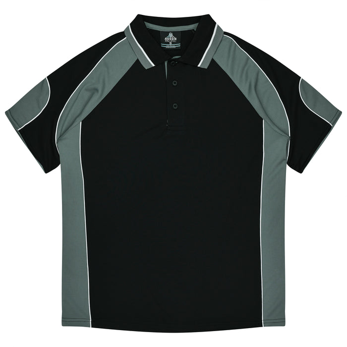 MURRAY KIDS POLOS - BLACK/ASHE