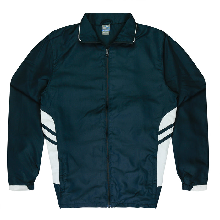 TASMAN MENS TRACKTOPS - NAVY/WHITE