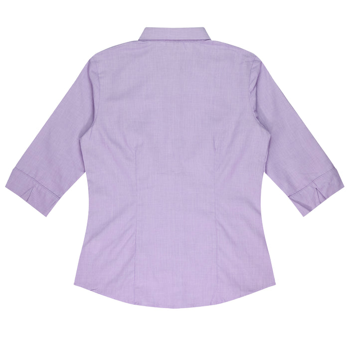 GRANGE LADY SHIRT 3/4 SLEEVE - MAUVE