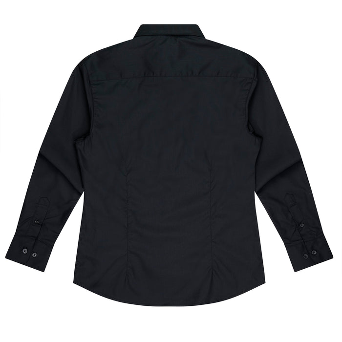 KINGSWOOD LADY SHIRT LONG SLEEVE - BLACK