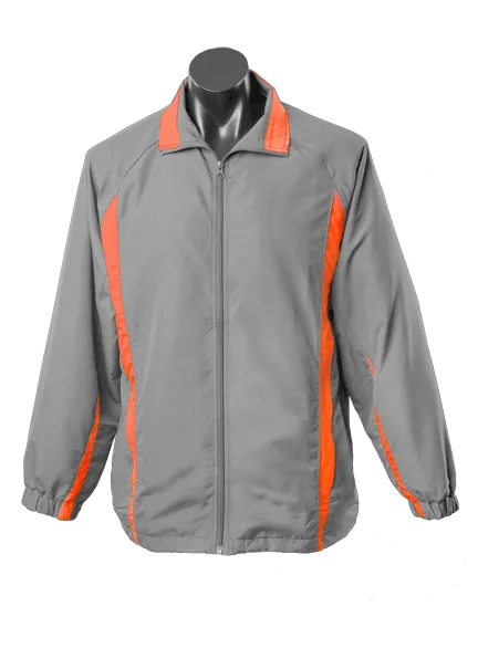 EUREKA MENS TRACKTOPS - CHARCOAL/ORANGE