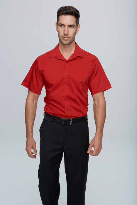 MOSMAN MENS SHIRT SHORT SLEEVE - 1903S