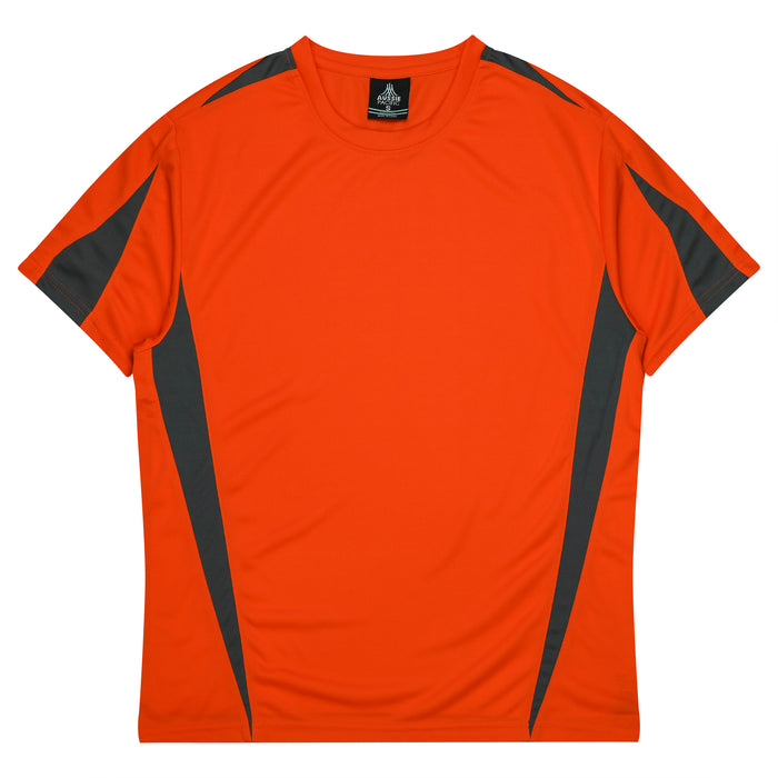 EUREKA MENS TEES - ORANGE/CHARCOAL