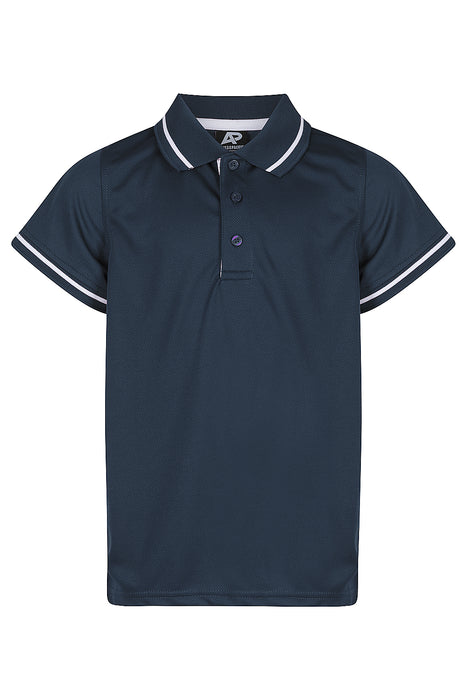 COTTESLOE KIDS POLOS - NAVY/WHITE