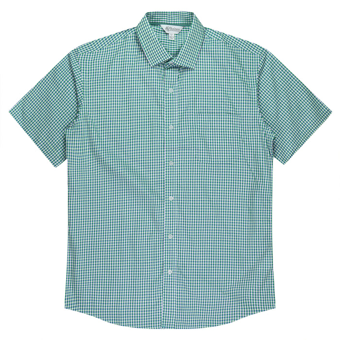 EPSOM MENS SHIRT SHORT SLEEVE - EMERALD