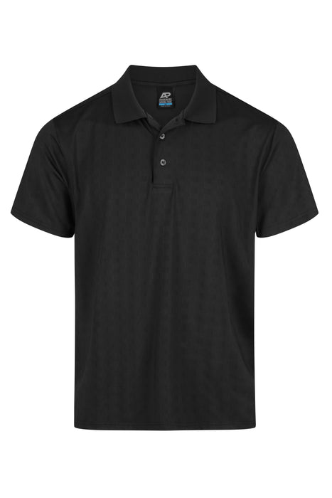 NOOSA MENS POLOS - BLACK