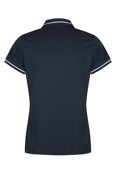 COTTESLOE LADY POLOS - NAVY/SKY