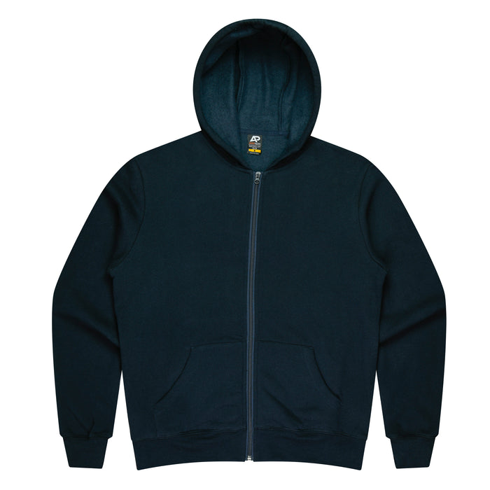 QUEENSCLIFF ZIP KIDS HOODIES - NAVY